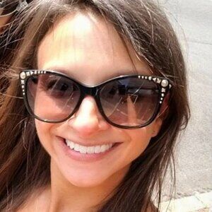 Versace Polarized Black + Silver Cat Eye Sunglasses‎ - ve4270 Model + Case